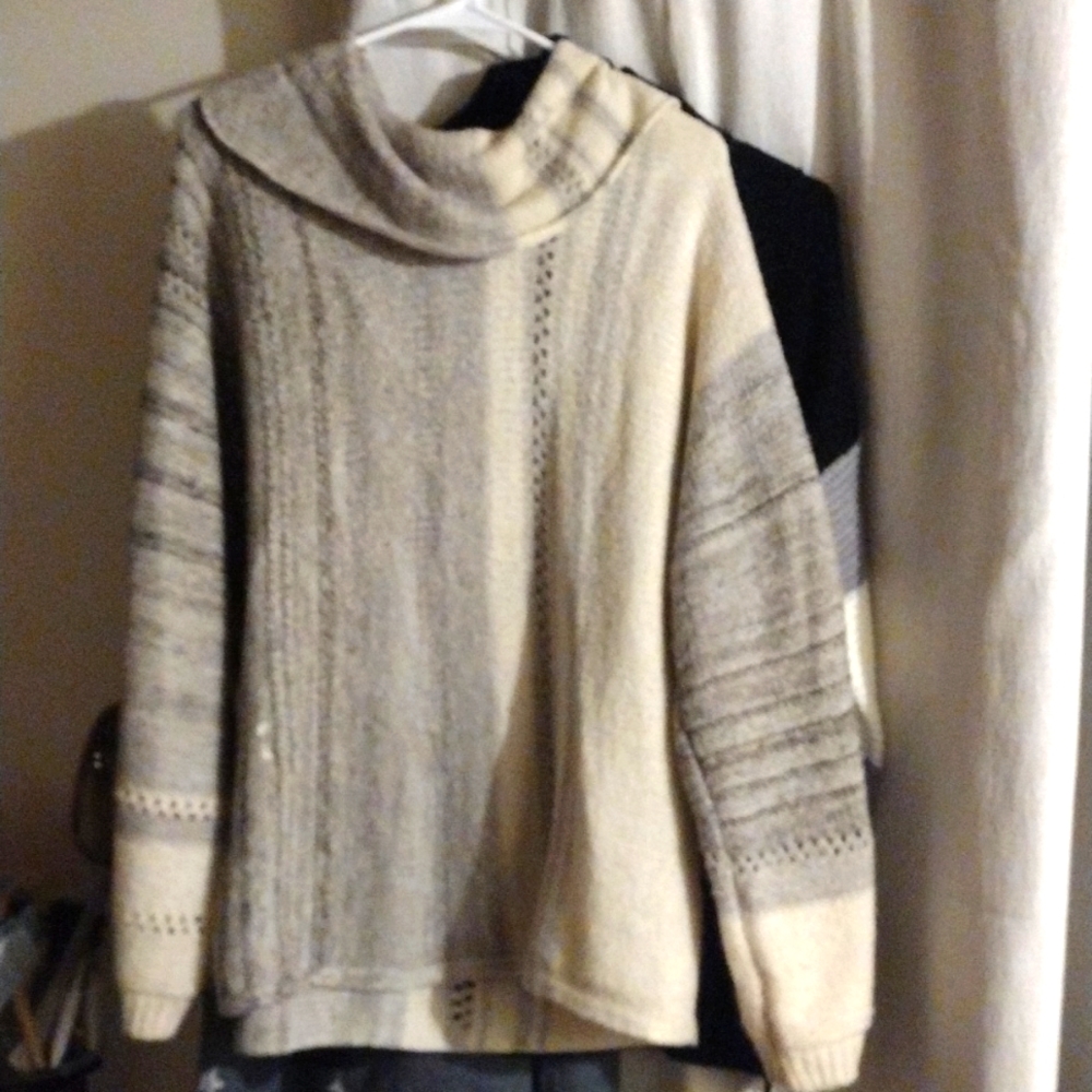 Knox Rose Turtleneck Cardigan Sweater